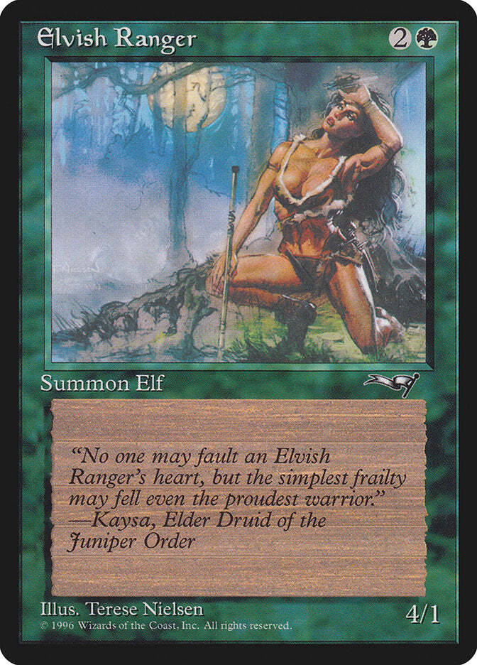 Elvish Ranger (Moon Background) [Alliances] Magic MTG