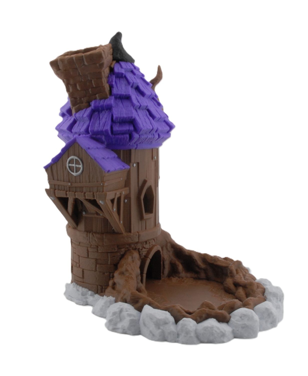 Enchanted Grove Wizard Dice Tower – 3D Printed Fantasy RPG Dice Roller | Dice