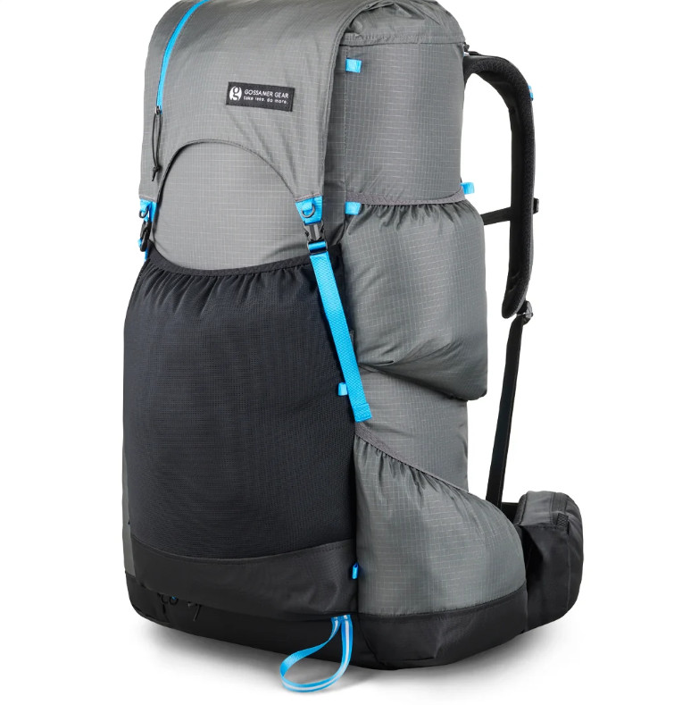 Gossamer Gear Mariposa 60 Backpack Lightweight Outdoor Camping Hiking Grey Large