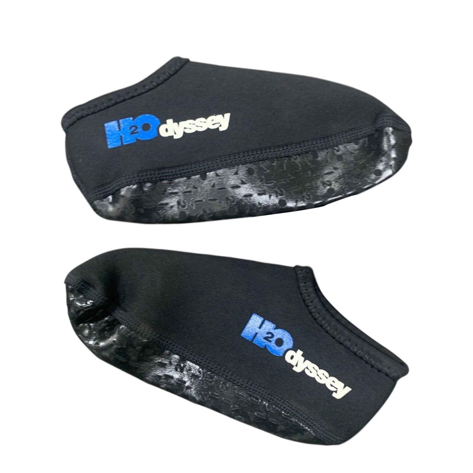 H2ODYSSEY 2mm Neoprene Fin Socks – Anti‑Blister Snorkeling & Large, Black