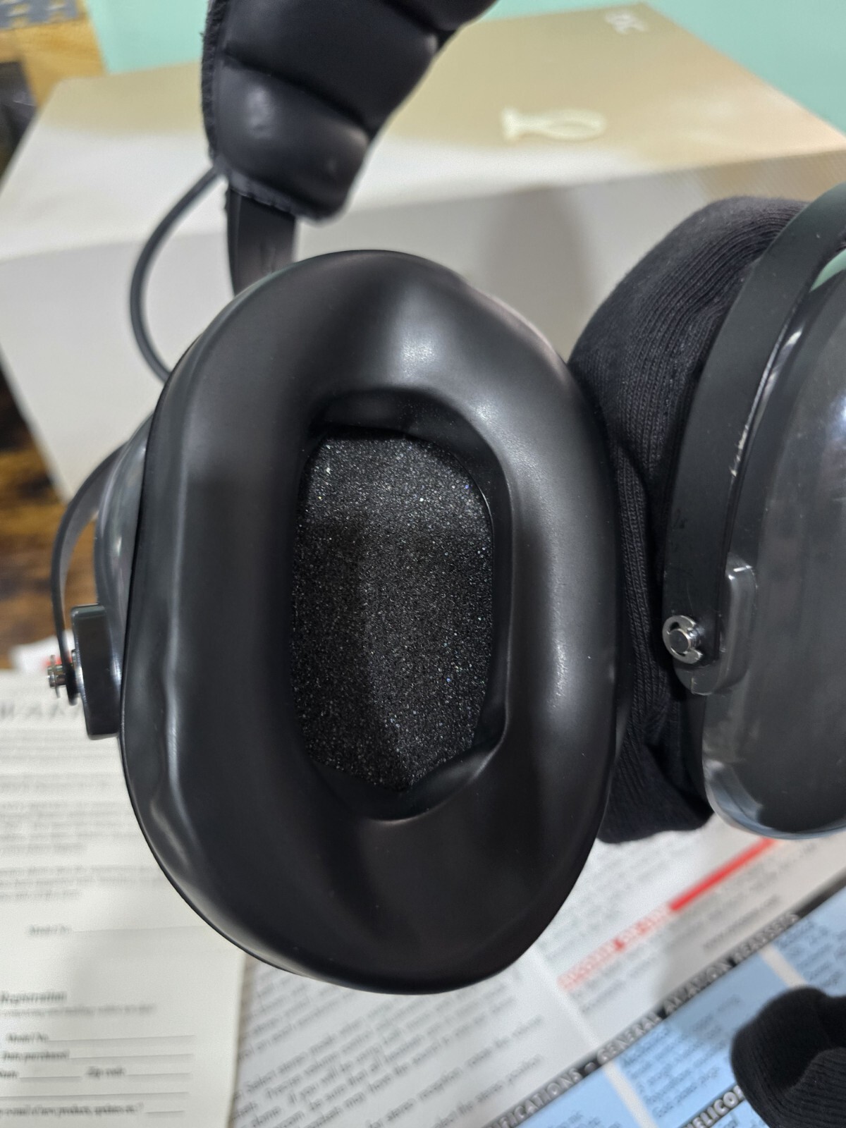RARE AVCOMM Silver State Helicopters Aviation Headset Dual Plug.