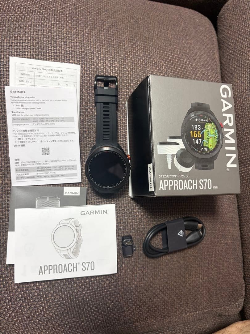Garmin Approach S70 GPS Golf Watch 47m Used Like