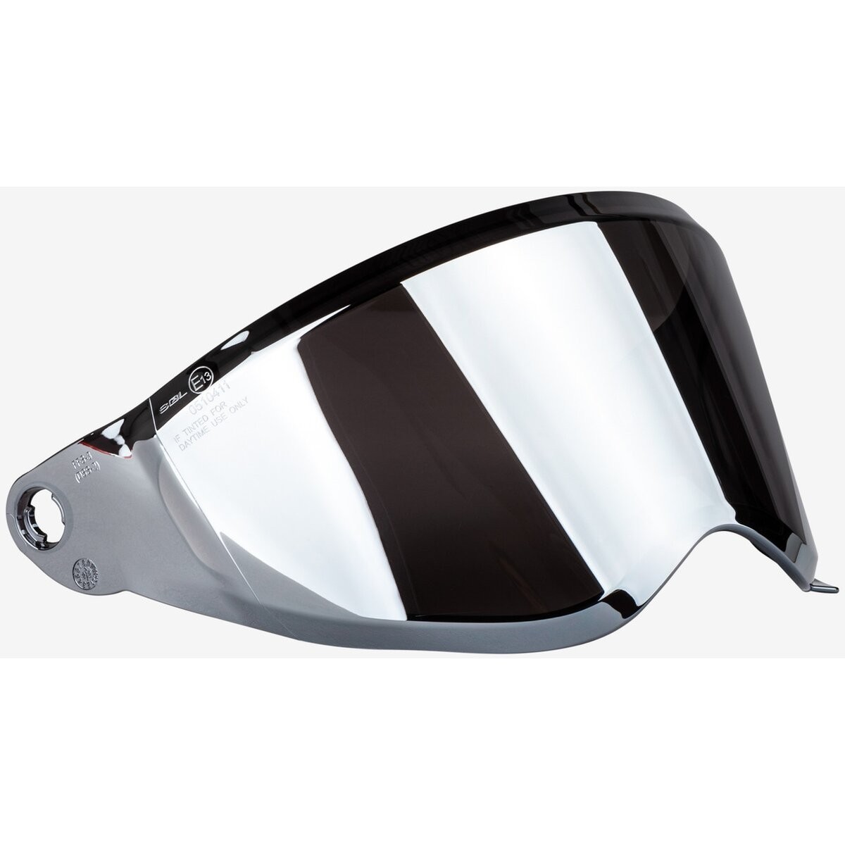 Fly Racing Silver Iridium Replacement Shield for Trekker Helmet - 73-88554