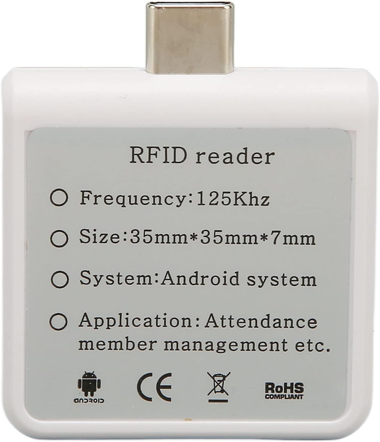 Cosiki Square Card Reader Credit Card Reader ID Mobile Phone Type C Interface