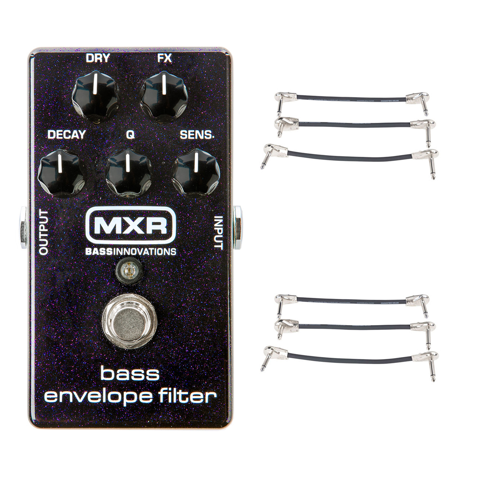 MXR M82 Bass Envelope Filter + 2x Gator Patch Cable 3 Pack