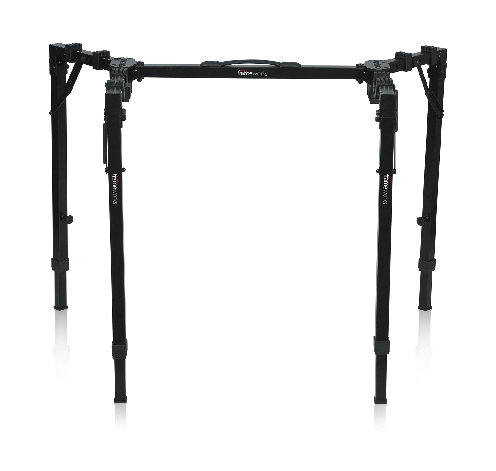 Gator Frameworks Adjustable T-Stand Folding Workstation or Keyboard Stand; We...