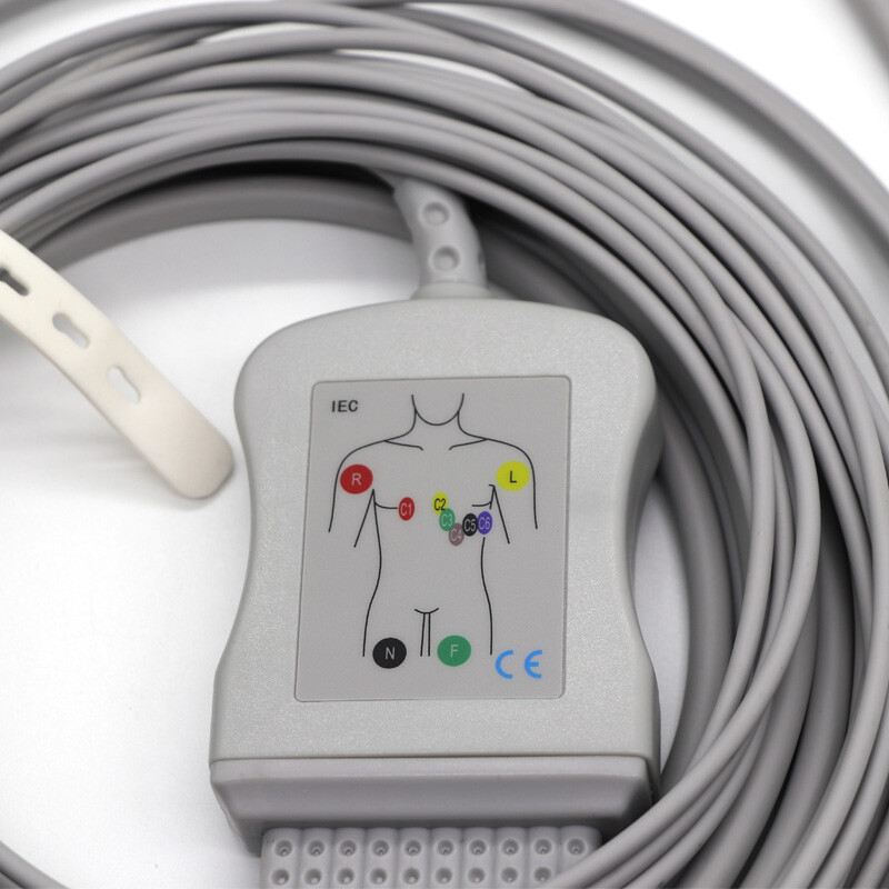 Fit For BURDICK 10Lead ECG/EKG Cable AHA Banana4.0 FDA Approved, EK10 E350 ELITE
