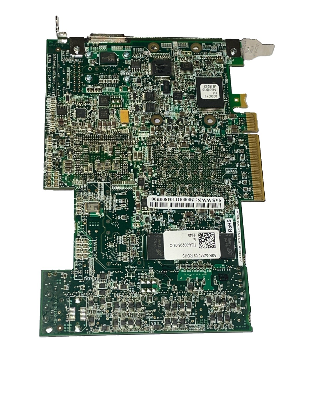 Adaptec ASR-52445 512MB SAS PCIe RAID Controller (TCA-00296-05-C)
