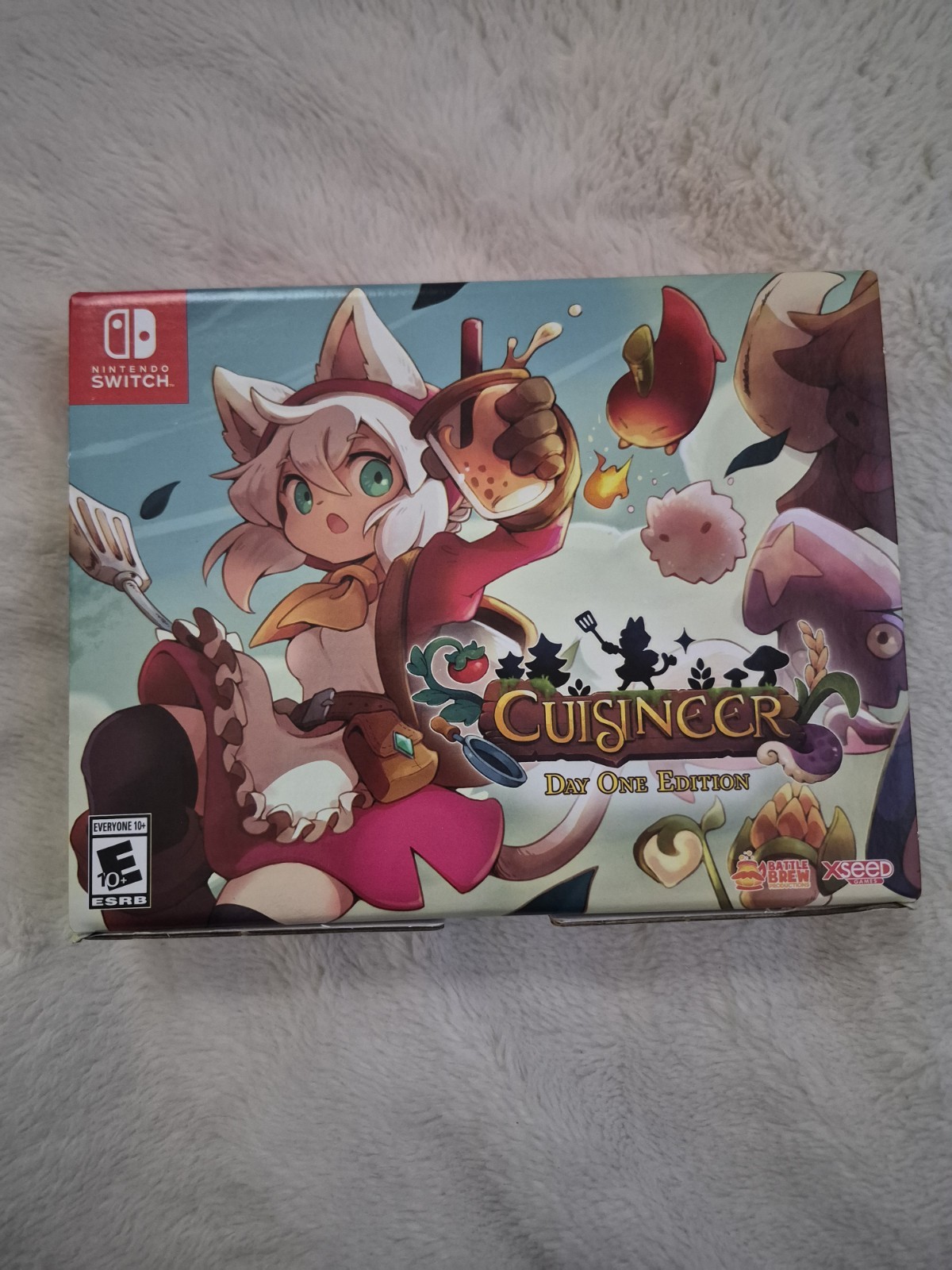 NO GAME! NINTENDO SWITCH CUISINEER DAY ONE EDITION BOX ARTBOOK SOUNDTRACK TOWEL