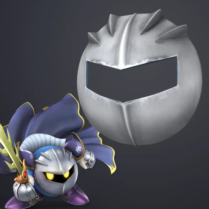 Meta Knight Inspired Mask | 3D printed | Kirby | Nintendo | Villain
