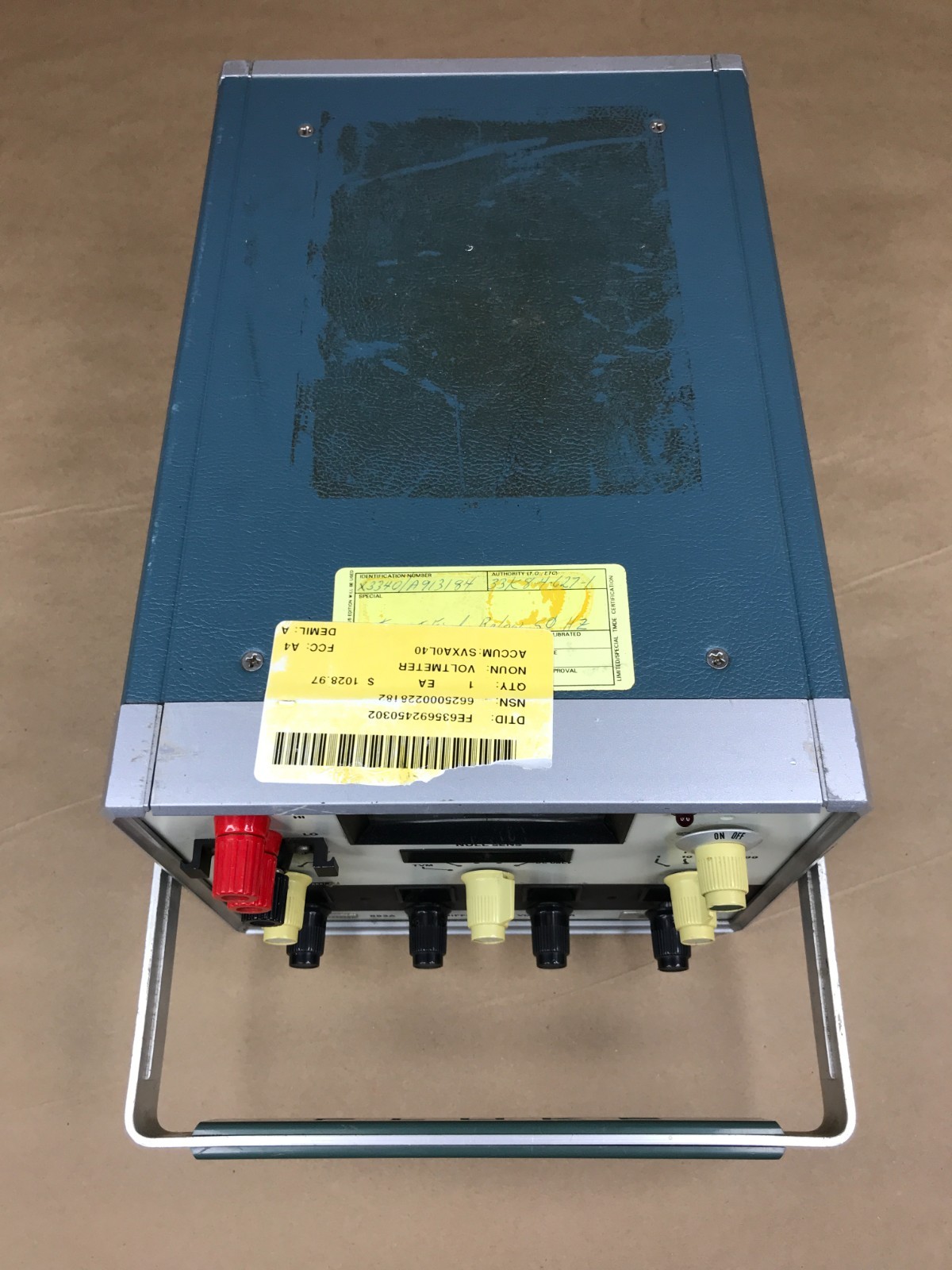 Fluke 893A AC-DC Differential Voltmeter - Untested, AS-IS (Lot 2)