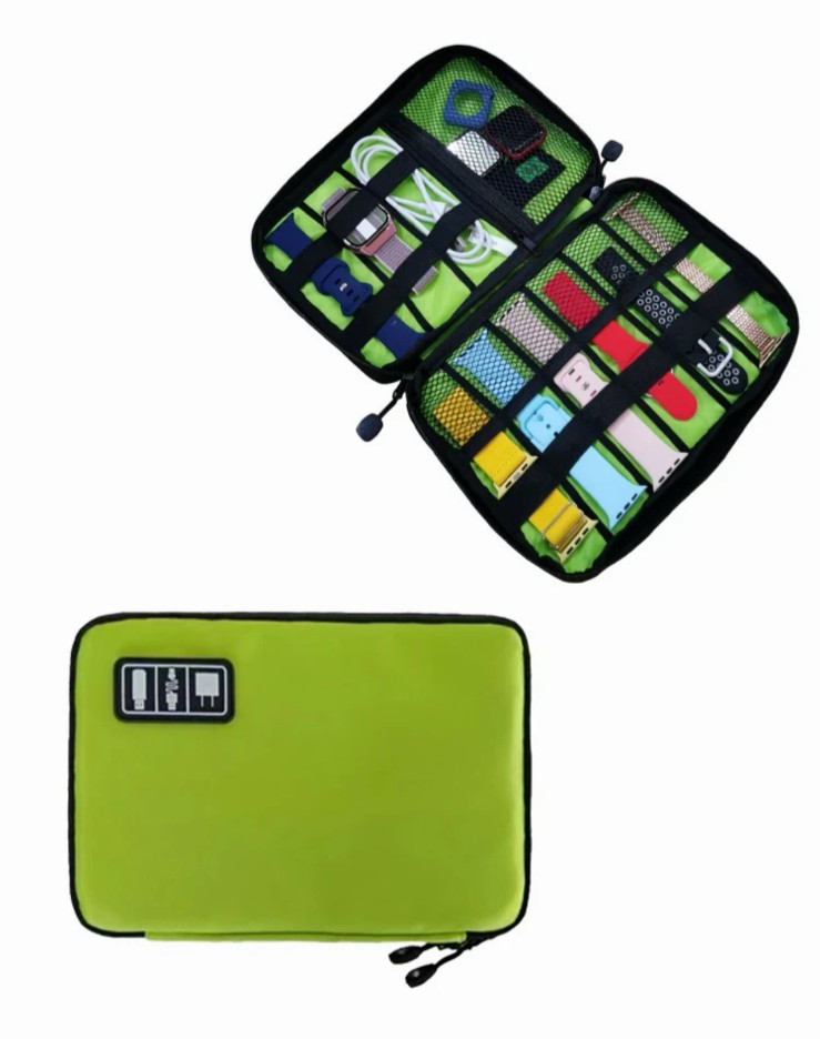 Travel Electronics Cable Organizer Storage Bag Portable Accessories USB Cards