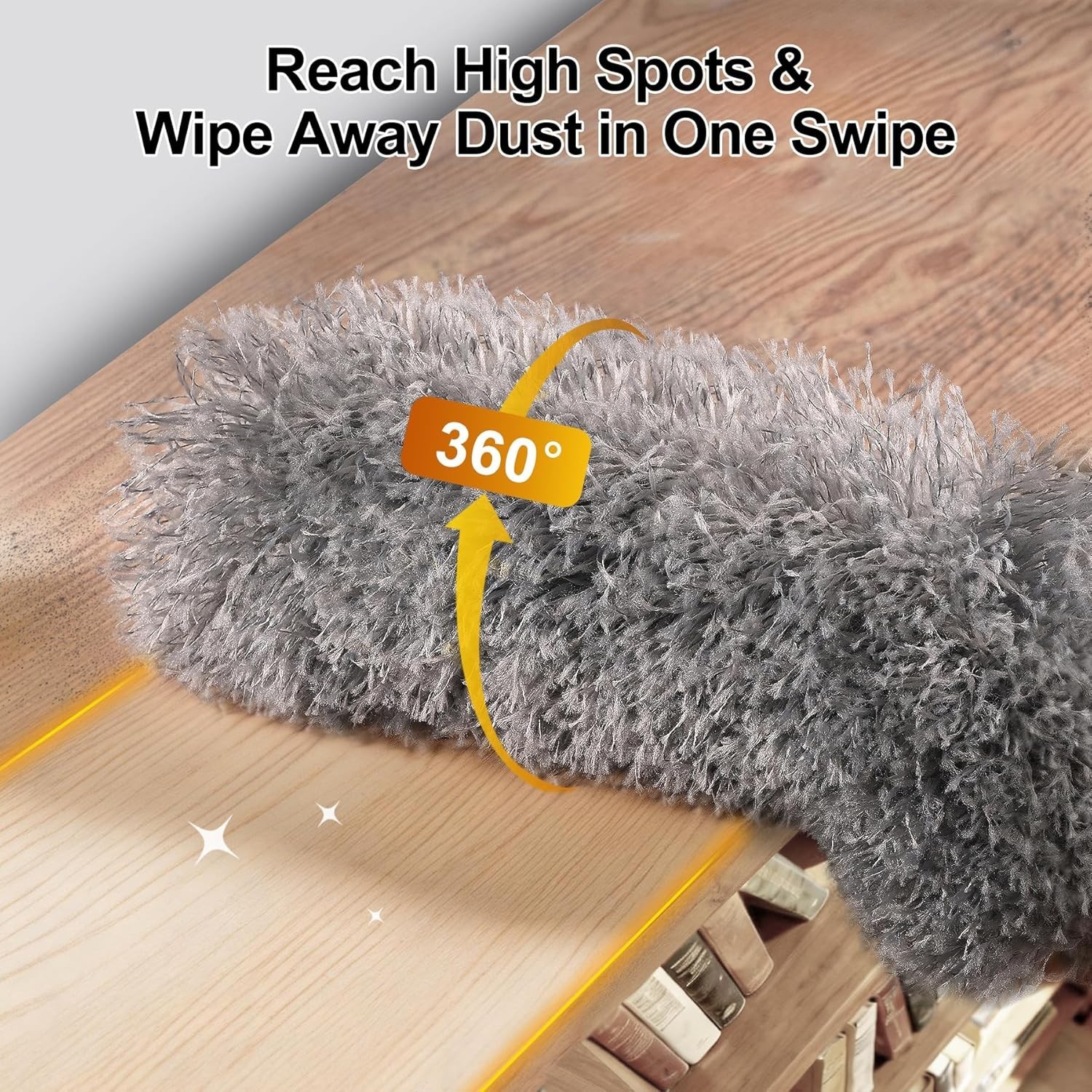 Microfiber Duster Kit for High Ceilings – 100'' Extendable Convenience