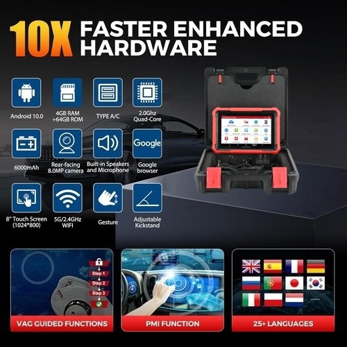 2026 Newest LAUNCH X431 Pro Elite V+ Bidirectional Car Diagnostic Scanner Coding
