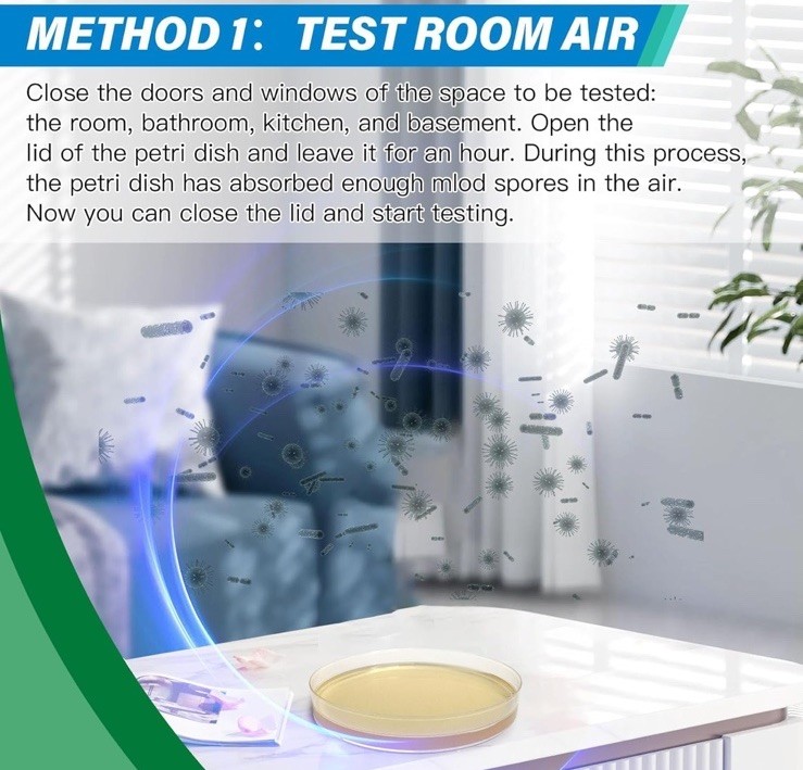Mold Test Kit for Home - 12 Simple Detection Tests,Test HVAC System,Home Surf...