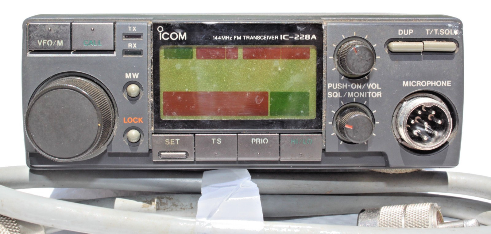 Icom Ic-228a 144 MHz FM Transceiver Untested/Parts/Repair