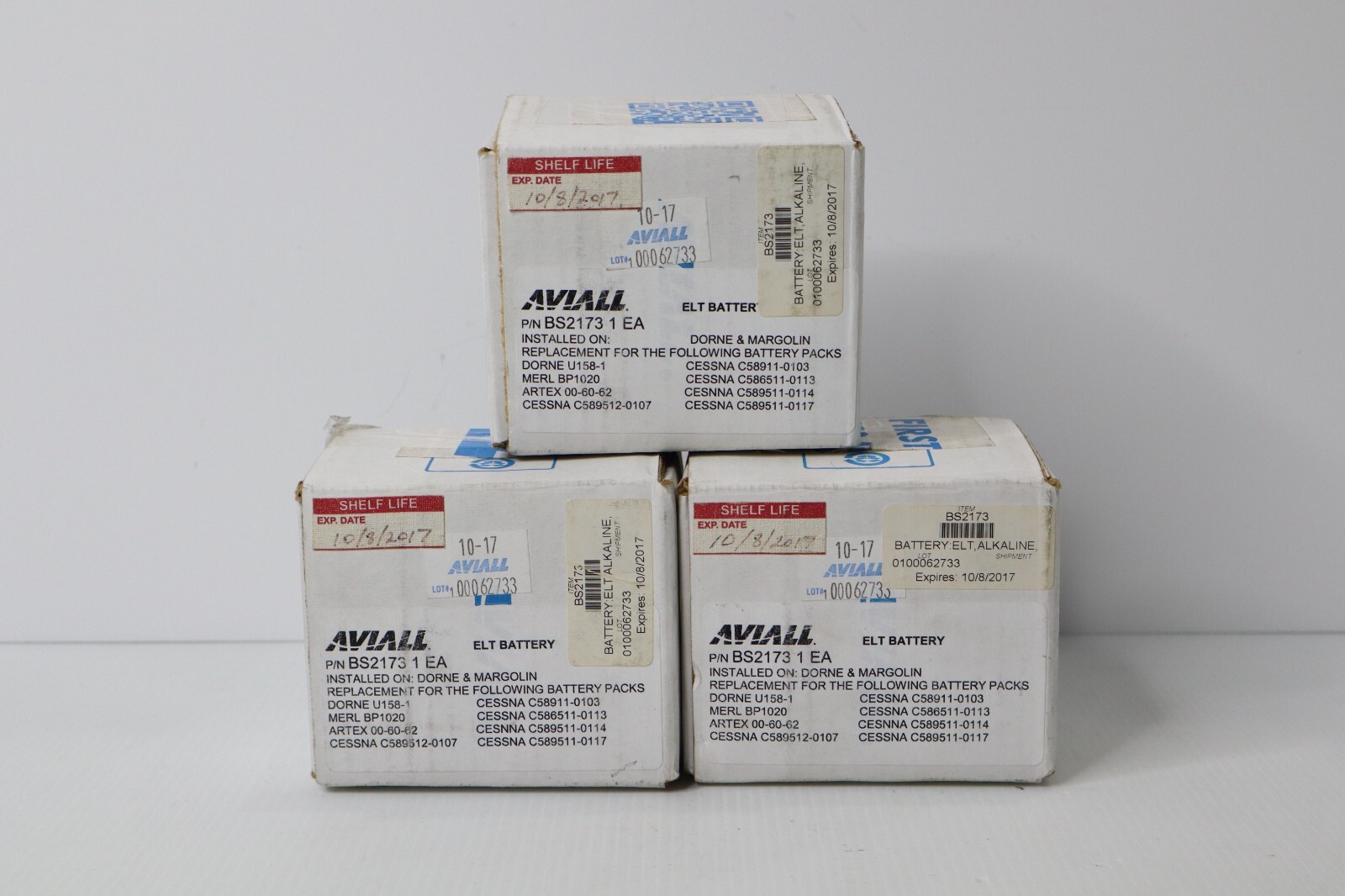 AVIALL BS2173 ELT Battery - New Surplus in Box (3 Available)