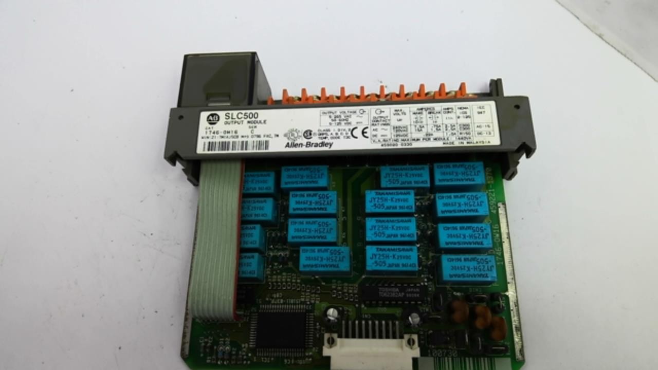 Allen Bradley 1746-0W16 SLC 500 Output Module 125VDC 50/60HZ