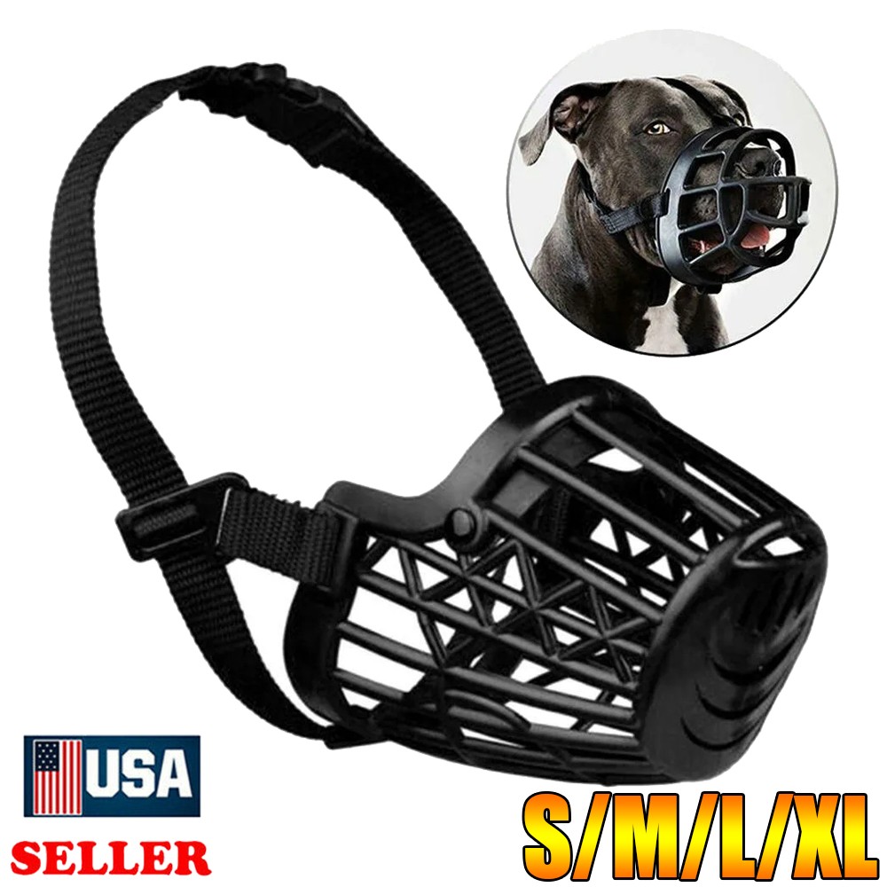 Pet Breathable Basket Mouth Prevents Bites Suitable for Aggressive Large Dogs US