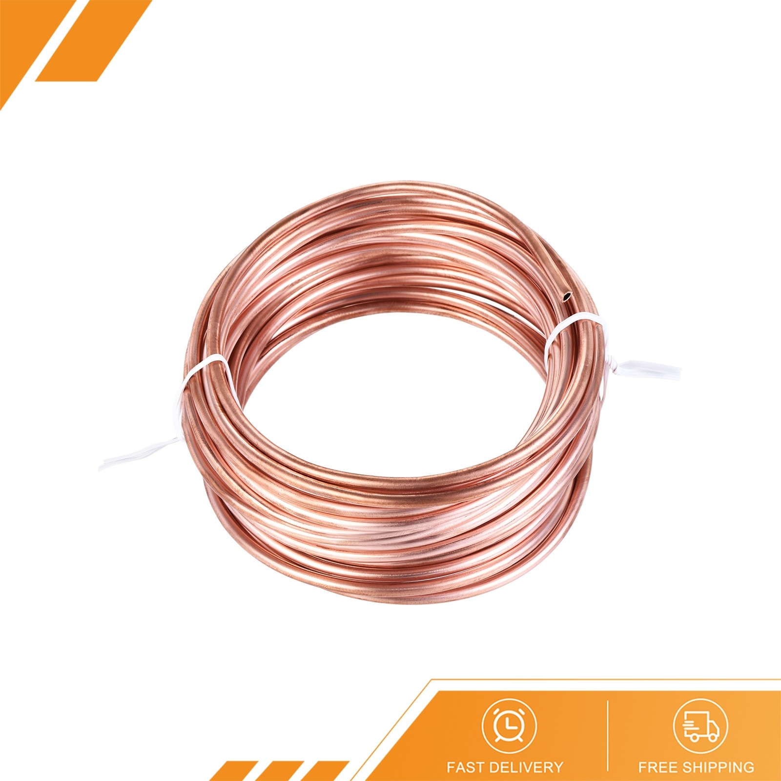 1 x Refrigeration Tubing 4mm OD x 3mm ID x 24.5Ft Length Copper Tubing Coils