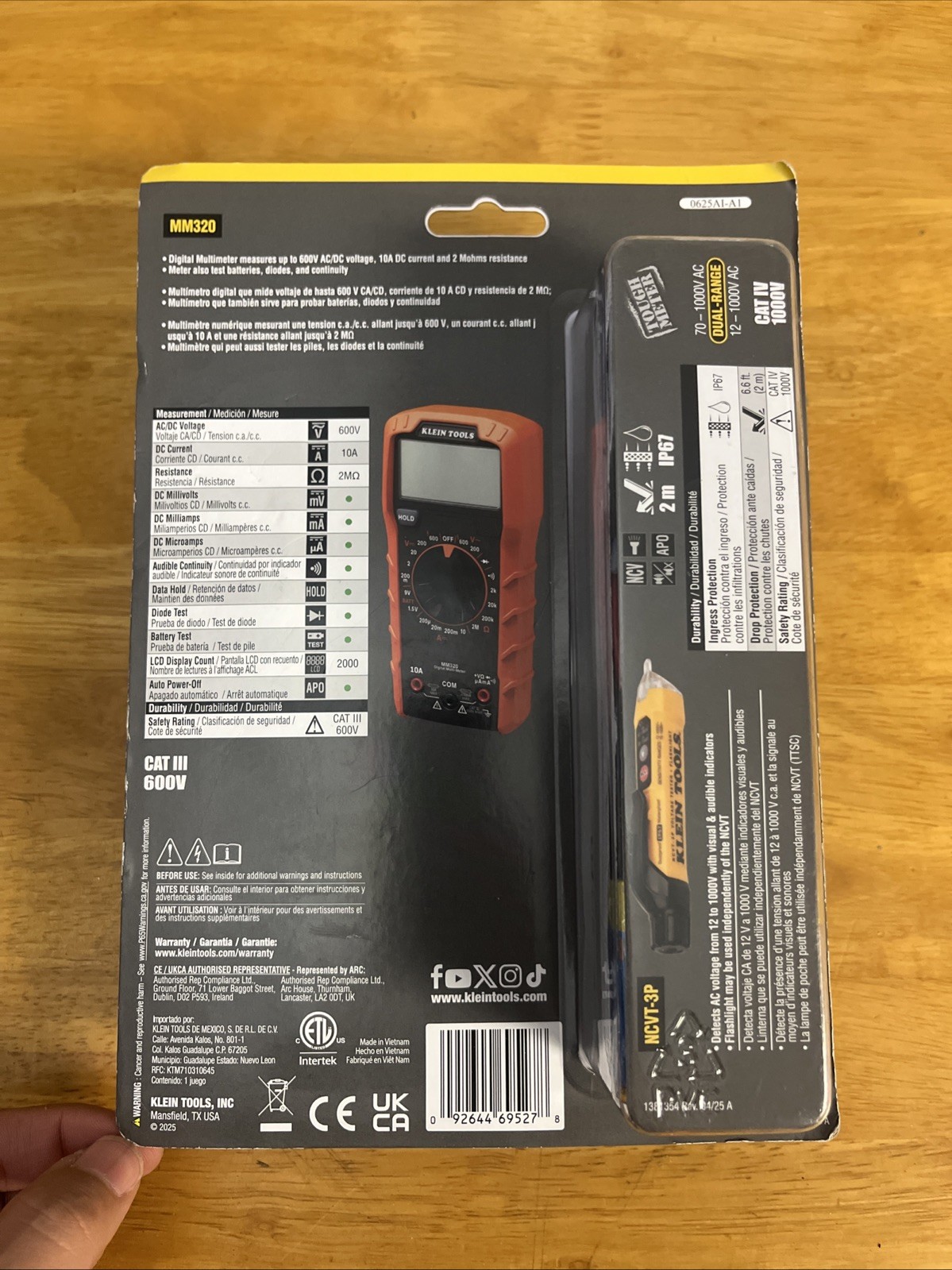 Klein Tools MM320 Electrical Test Kit - 25KIT1