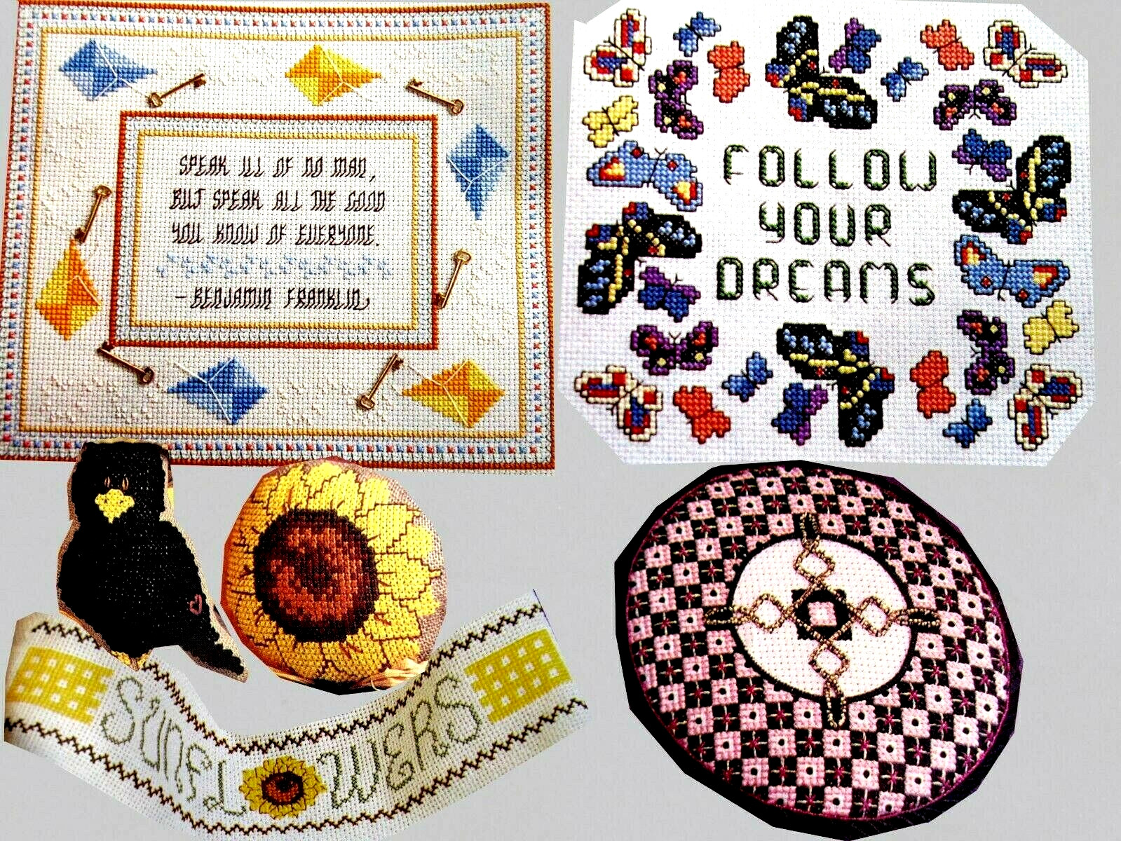 Sunflowers Crow Speak Ill Of No Man Dreams Masquerade CROSS STITCH PATTERNS