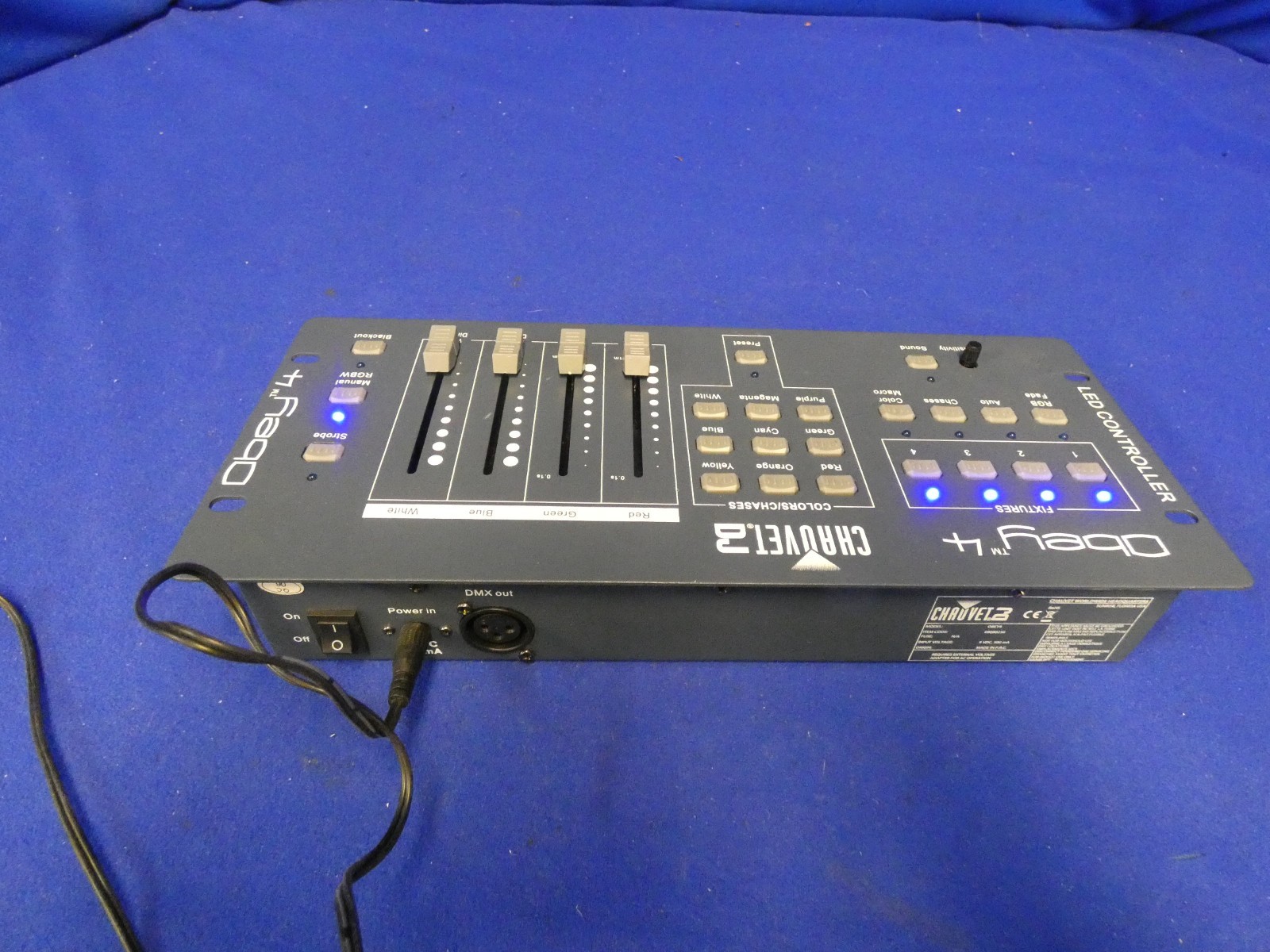 Chauvet DJ OBEY 4 LED Controller w/Power Supply