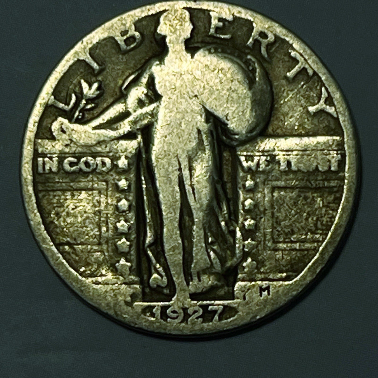 1927 Standing Liberty Quarter Dollar Coin