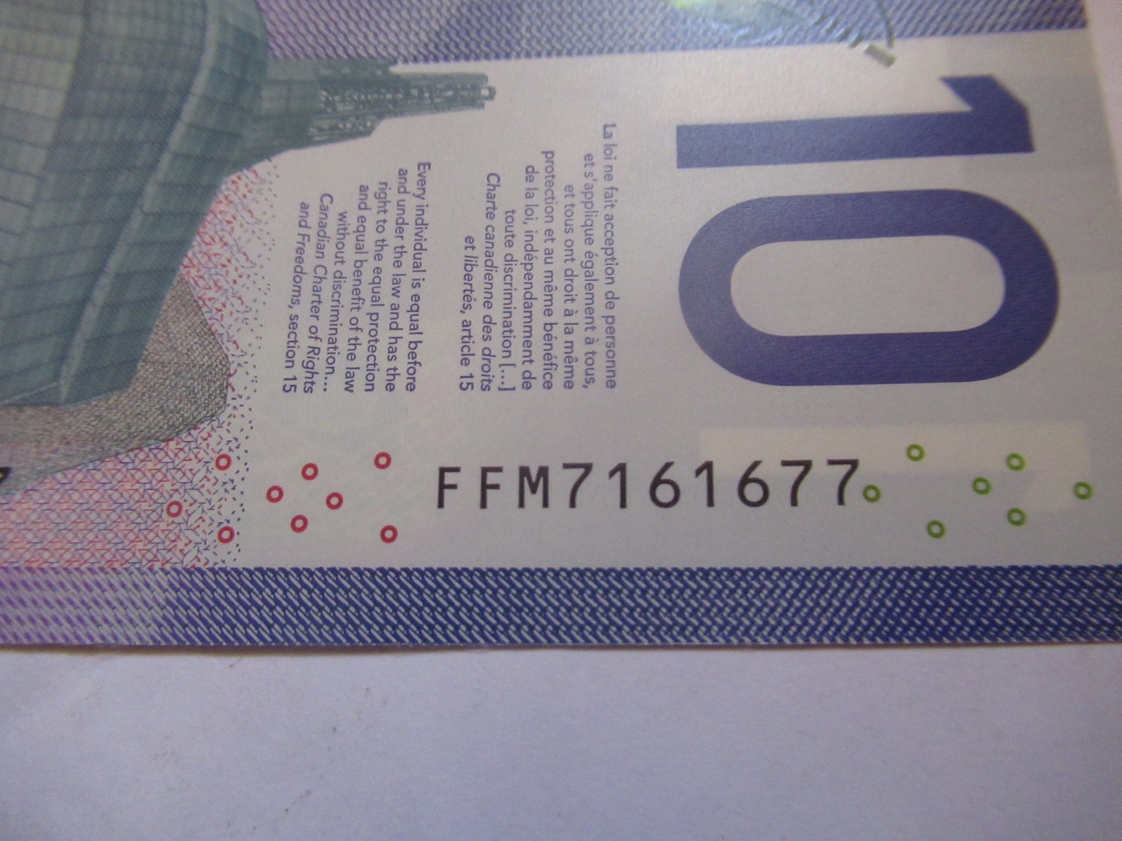 CANADA 2018 $10 DOLLAR VIOLA DESMOND FFM7161677