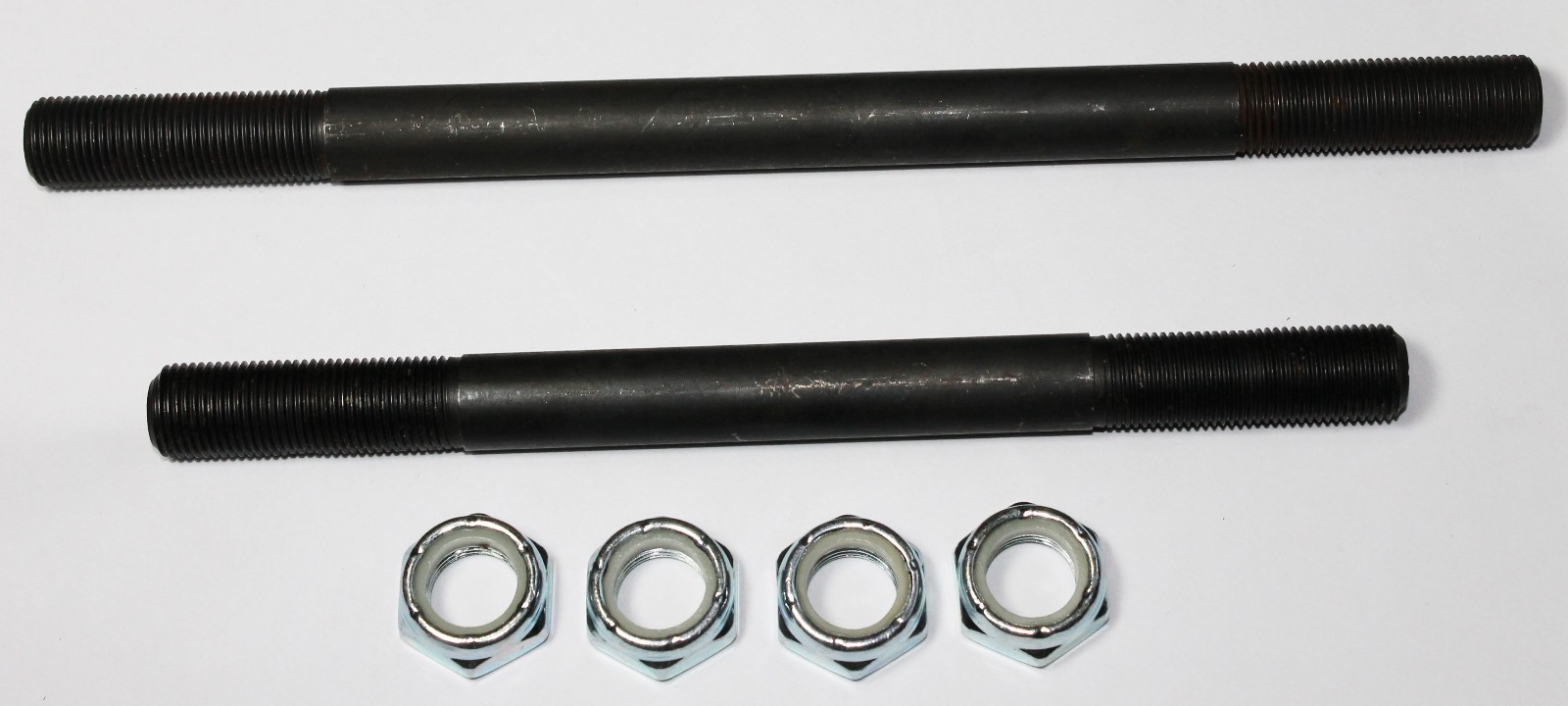 Azusa Vintage Mini Bike Axle Kit For Front And Rear With Lock Nuts. USA!!