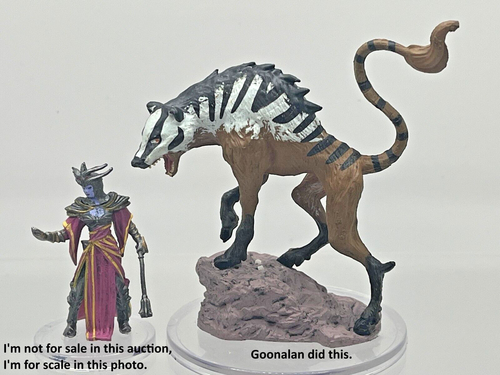 D&D Pathfinder Mini Darklands Rising 32 Leucrotta UC LARGE