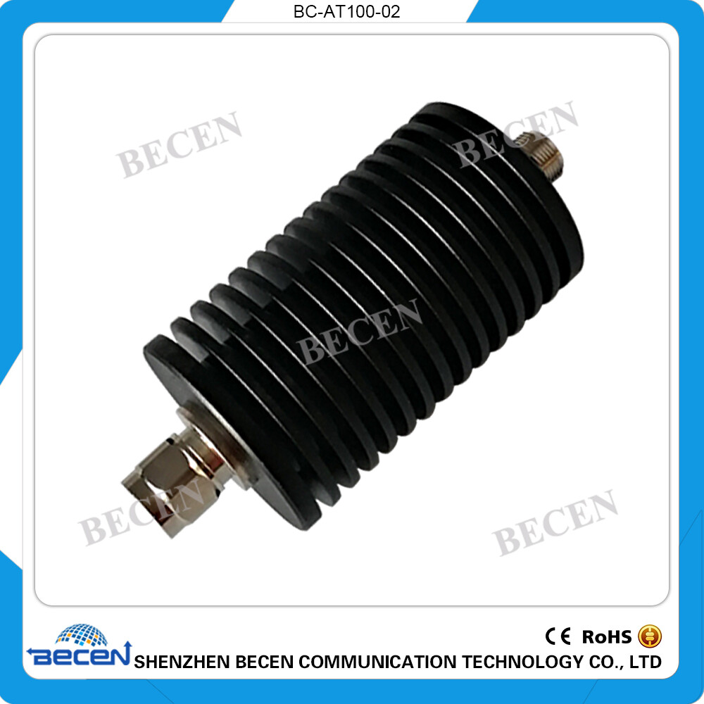 N-JK 100W N 1dB Rf Coaxial Attenuator Plug male to Jack female 100 Watt DC-3Ghz
