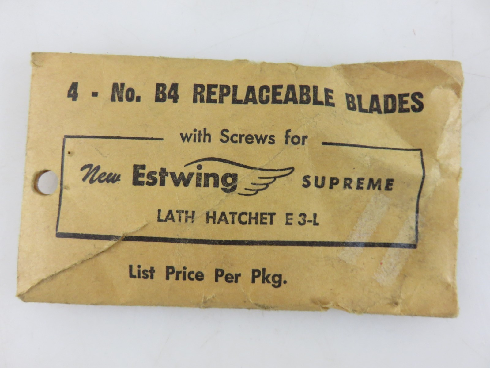 Estwing No. B4 Lath Shingle Hatchet Hammer E3-L Replacement Blades W/Screws
