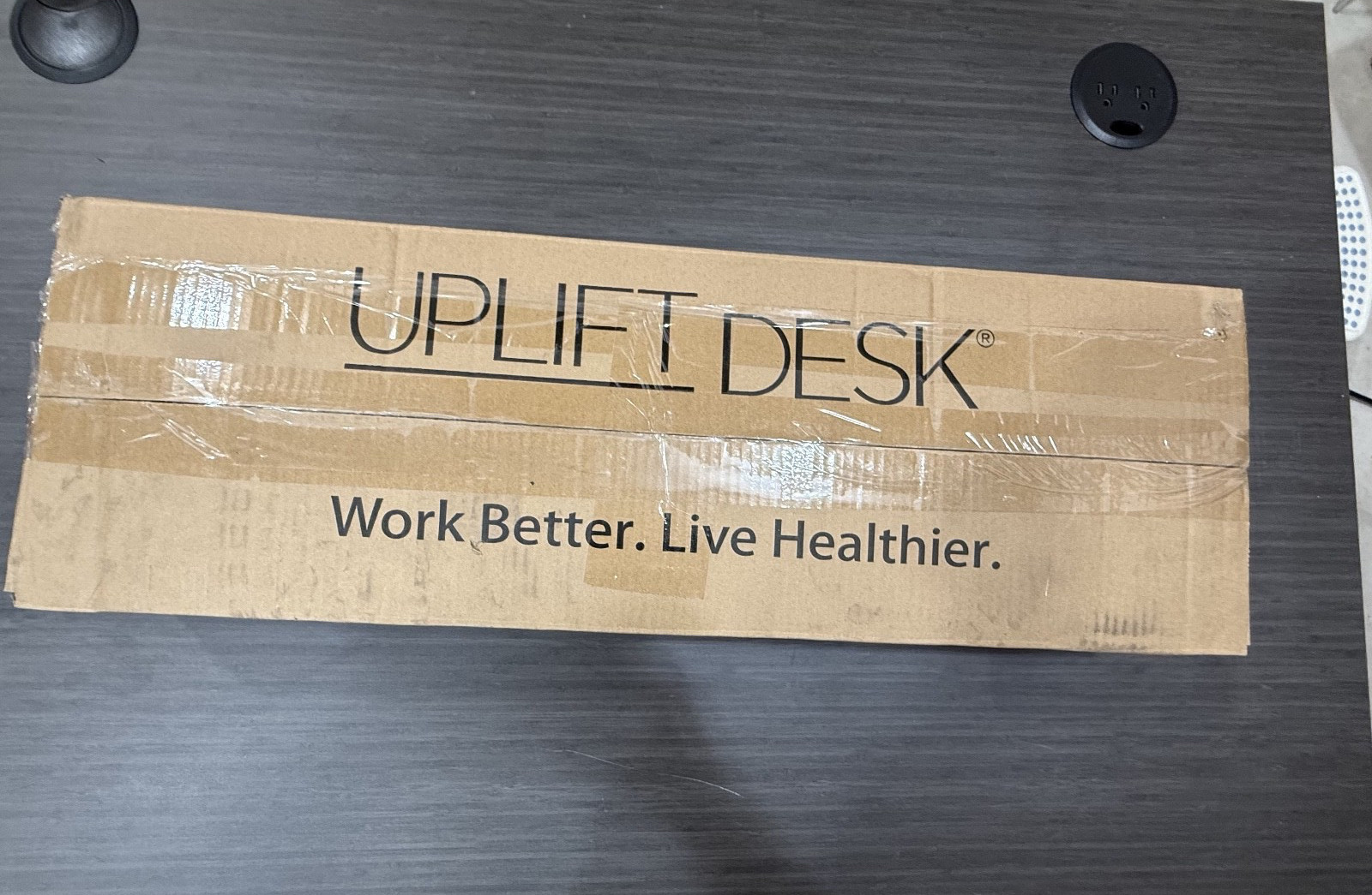 UPLIFT Desk V2-Commercial 27" C27 Frame Feet & Side Brackets Gray FRMA-2-COM NEW