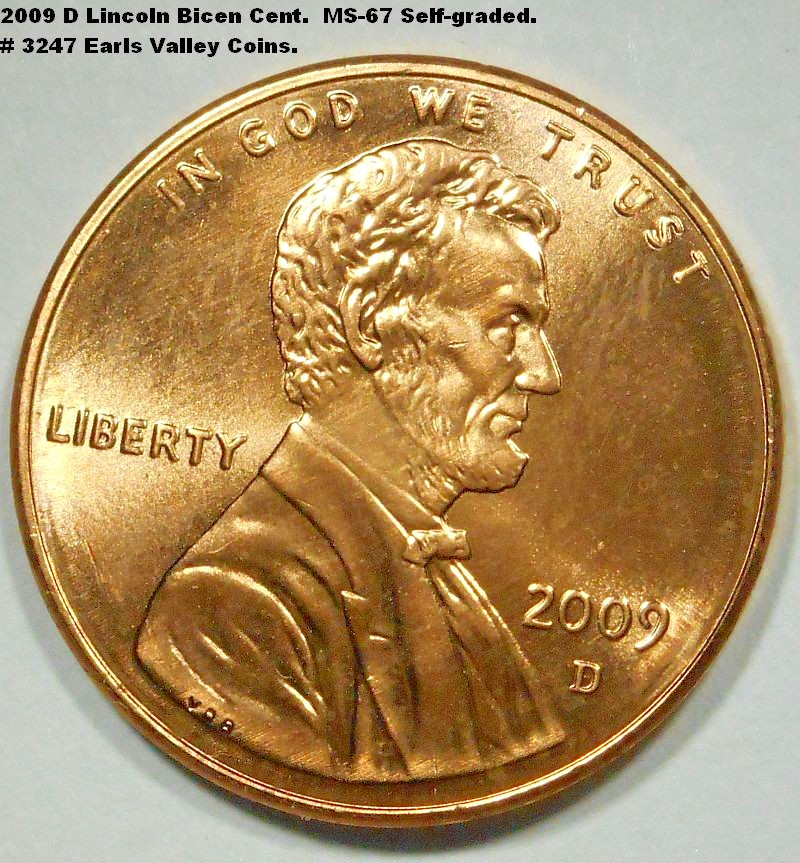 2009 D Bicentennial Lincoln cent. Formative Years. Catalog #3247