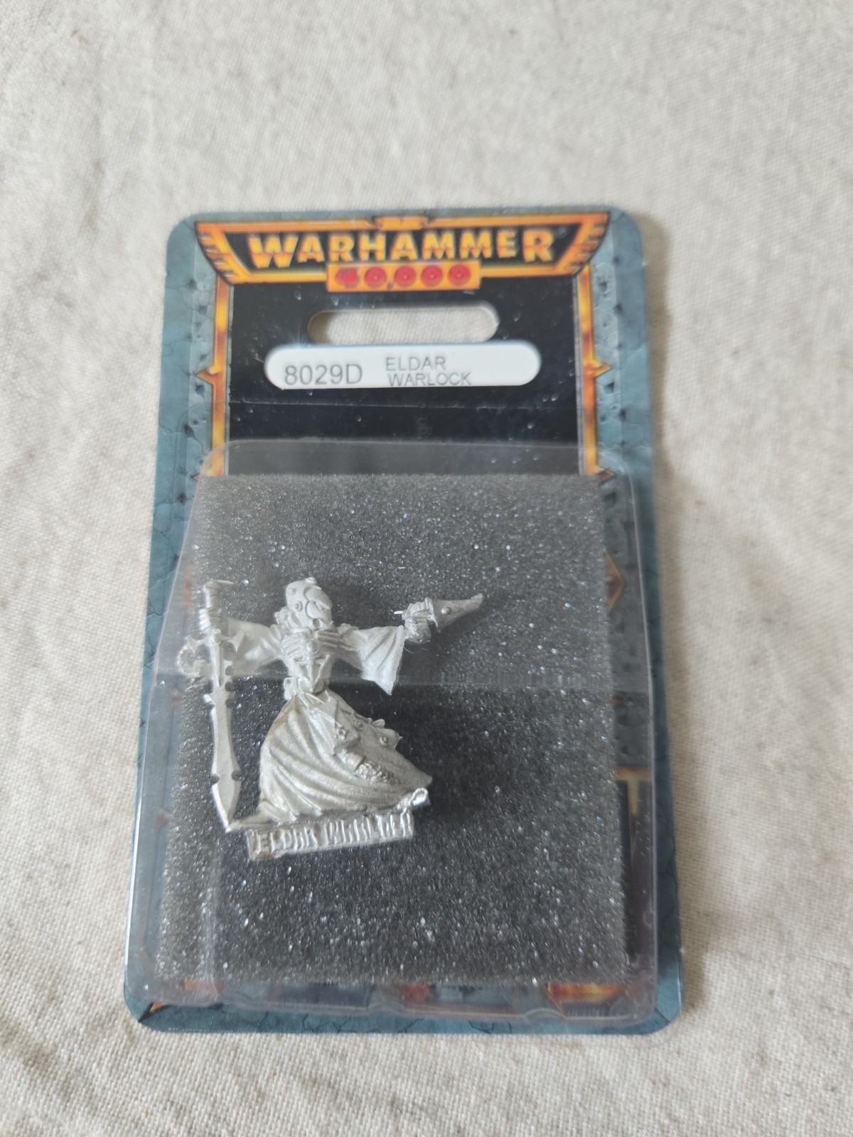 Eldar Warlock Warhammer 40K 8029D NOS Sealed Metal BDC oldhammer