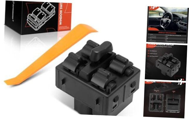 Replacement Power Window Switch for PT Cruiser 06-10 Driver Passenger