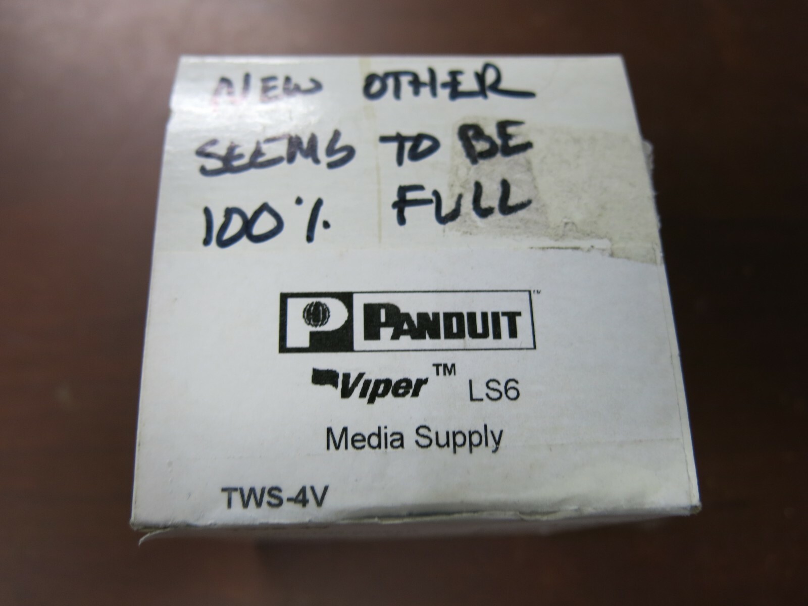 Panduit TWS-4V Self Laminating Labels for Viper LS6 - open box