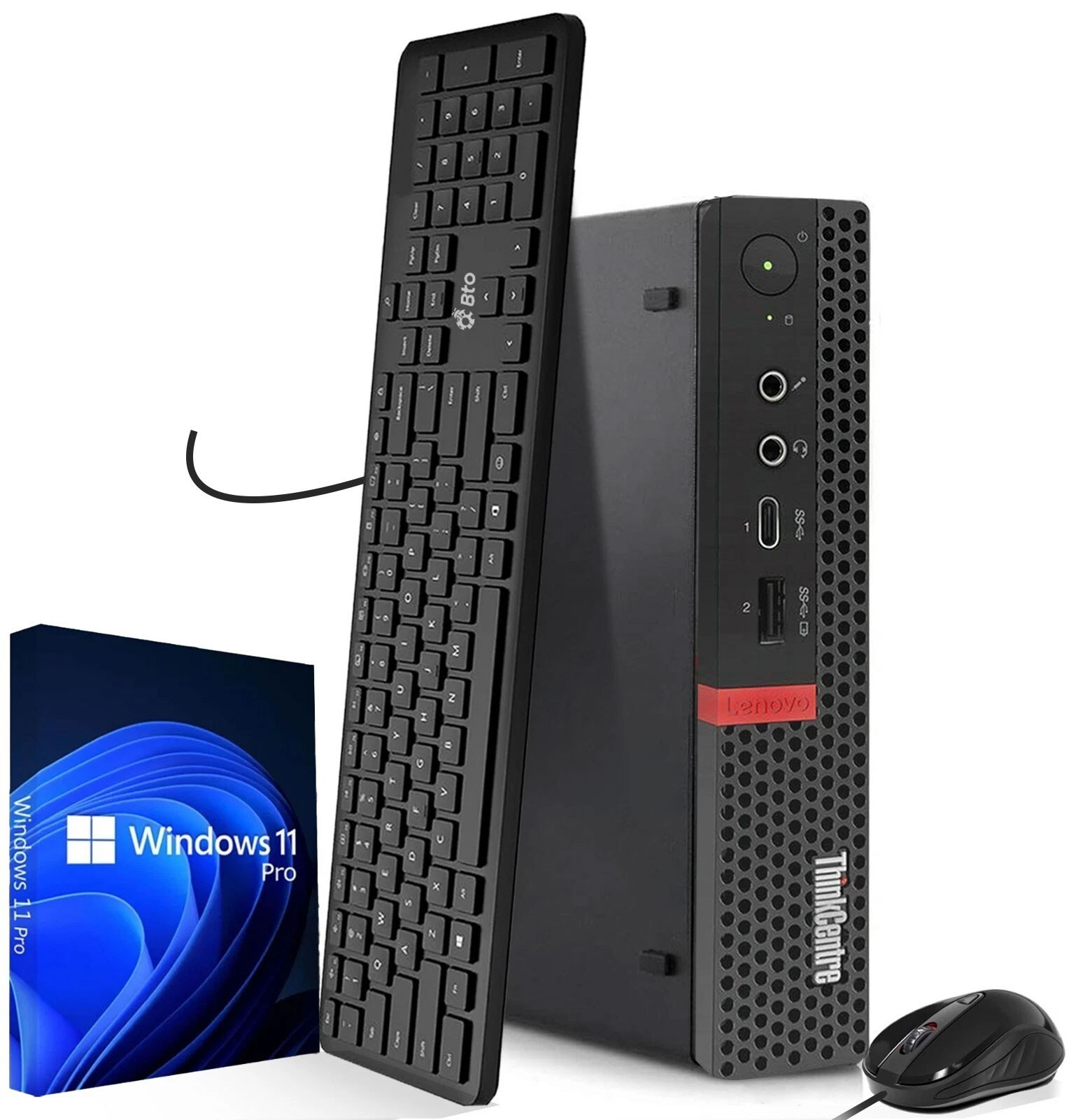 Lenovo M920 Mini Desktop PC Intel i5-8th 32GB RAM 2TB SSD Built-in Wi-Fi Win 11
