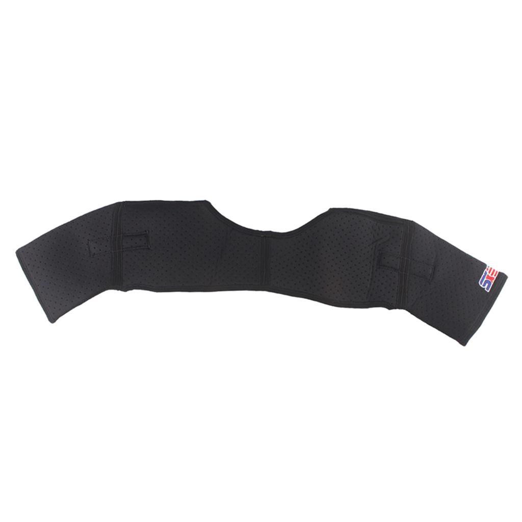 Adults Double Shoulder Support Brace Protector Shoulder Belts Guards Strap
