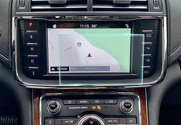 Crystal Clear Screen Protector for 2018 Lincoln Continental Vehicle Navigation