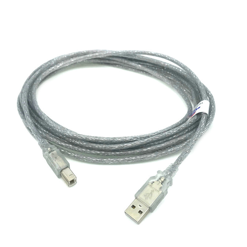 15' USB Cable CLR for CANON PIXMA TS200 TS2020 TS204 TS5120 TS6320 TS8220 TS9520