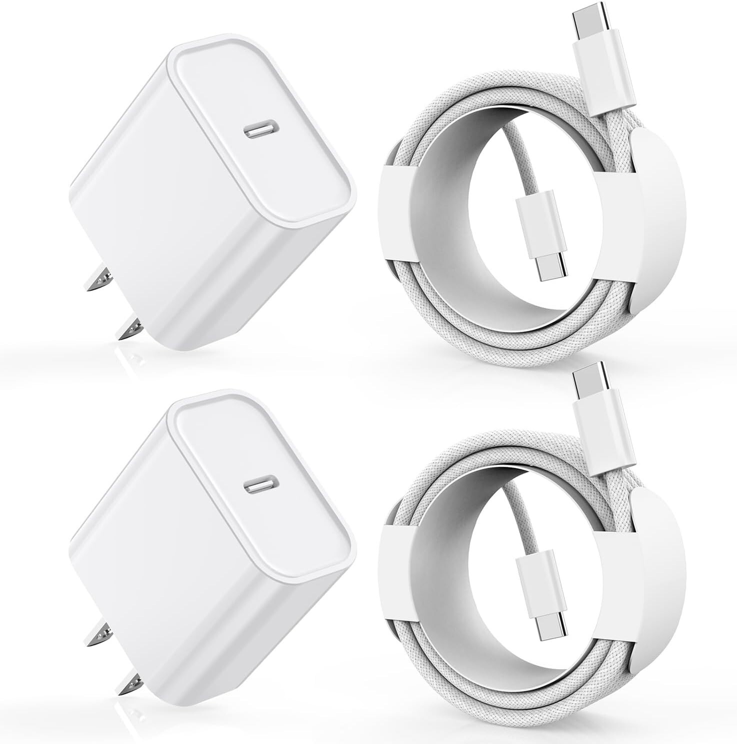 Original OEM USB-C Fast Charger For iPhone 17 16 15 Pro Max Type C Woven Cable