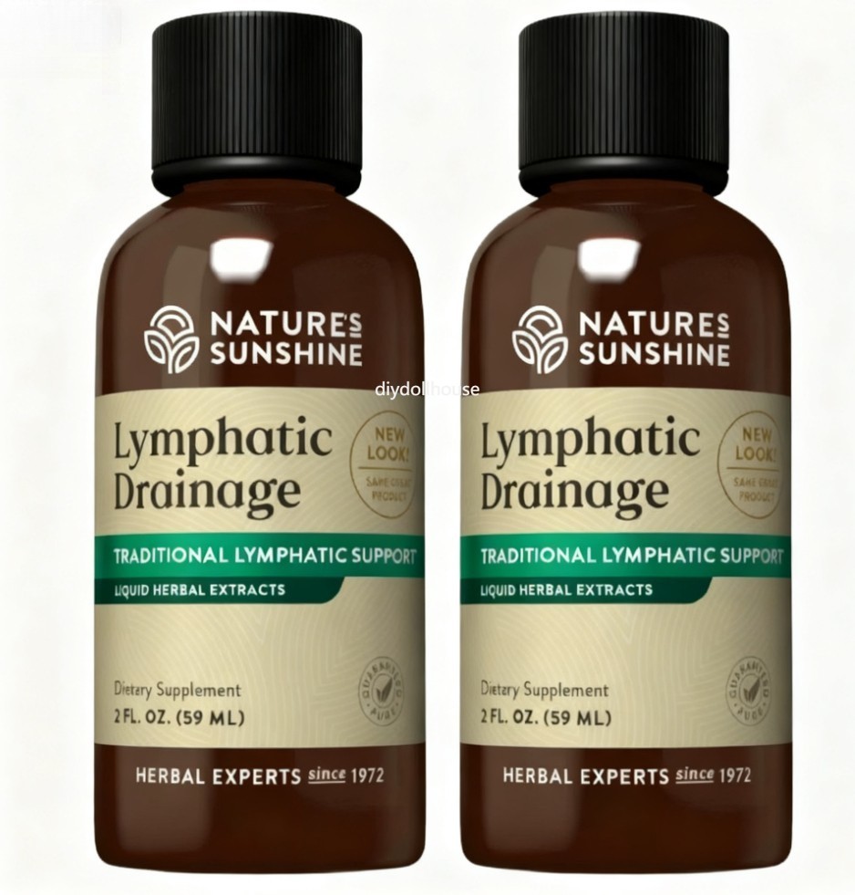 2 PACKS Nature's Sunshine Lymphatic Detox , Nutritional Cleanse Support