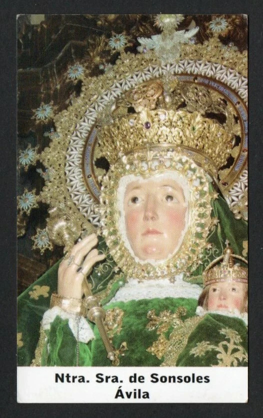 Holy card de la Virgin santino image pieuses estampa