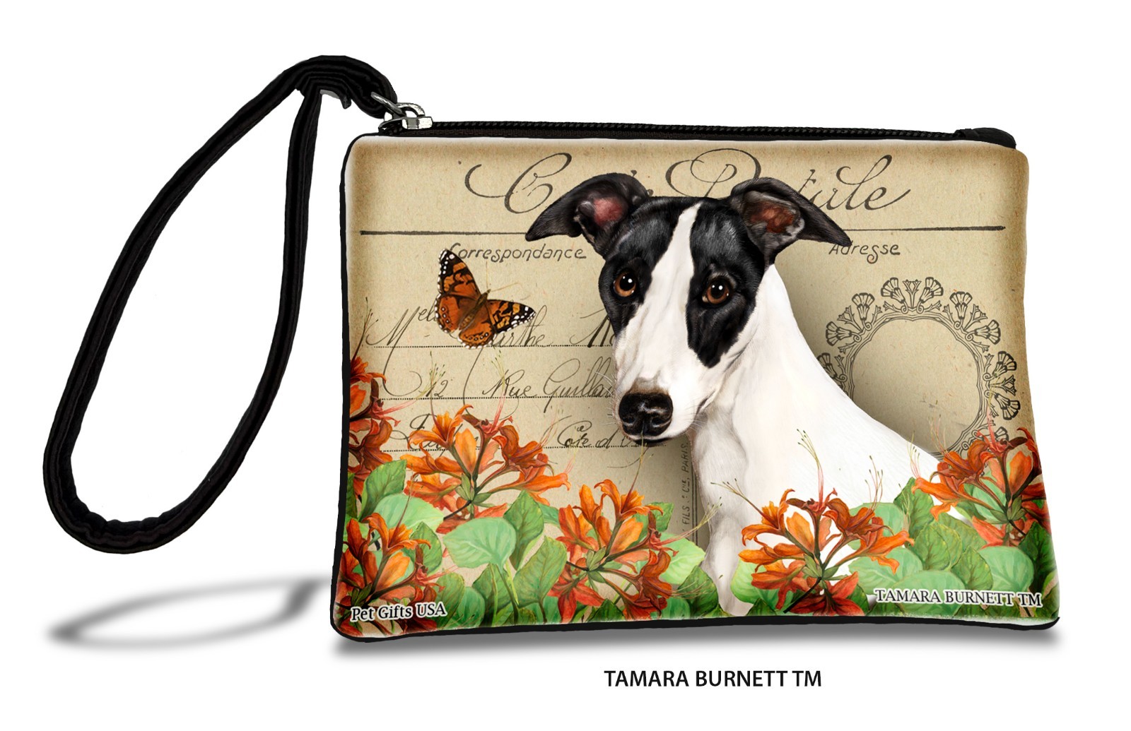 Whippet Zippies Pet Pouch Coin Purse