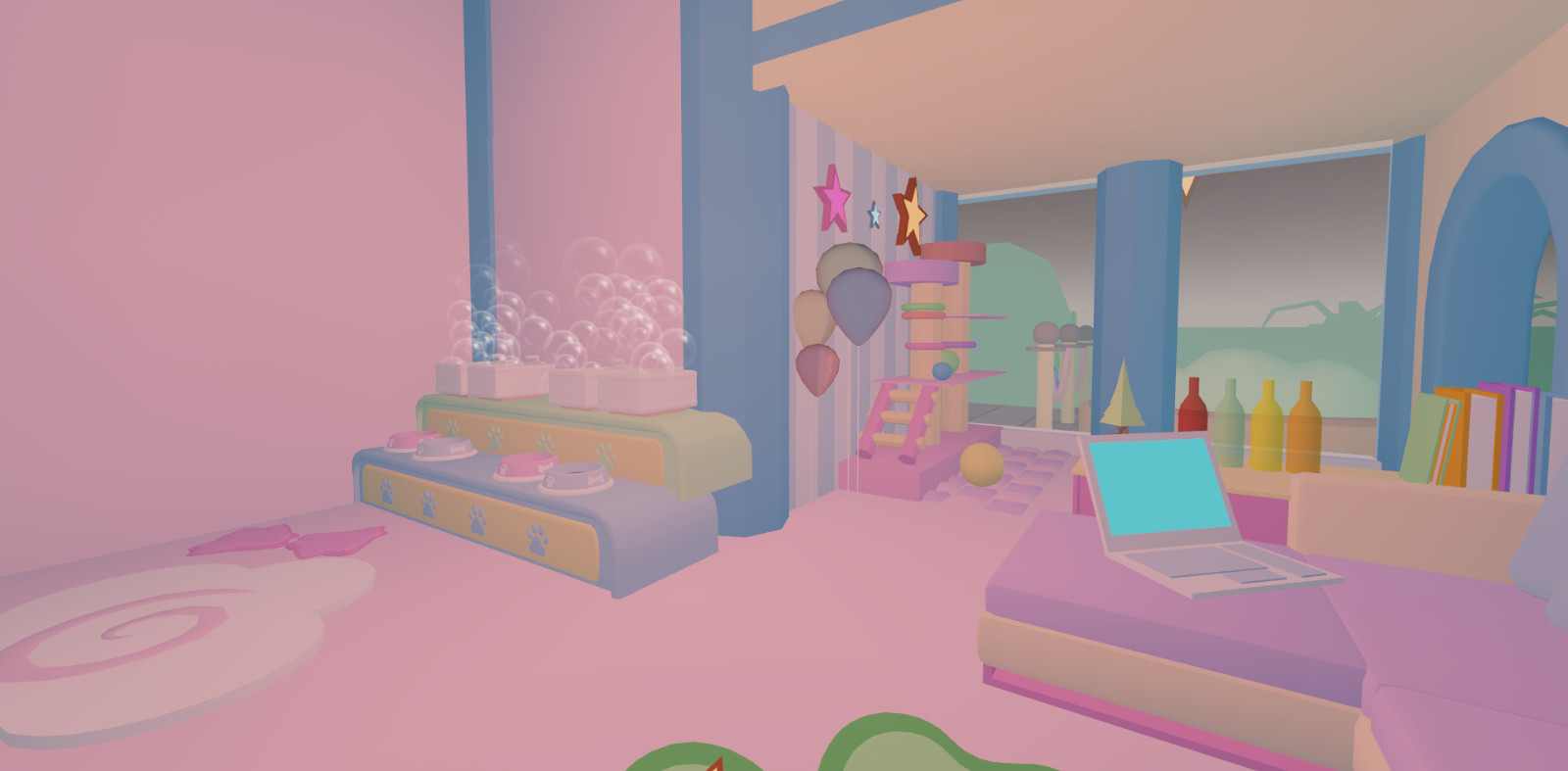 ⭐Adopt pets🐈with me Tiny Glitch Preppy💖Cat😺Beach House Home🏡