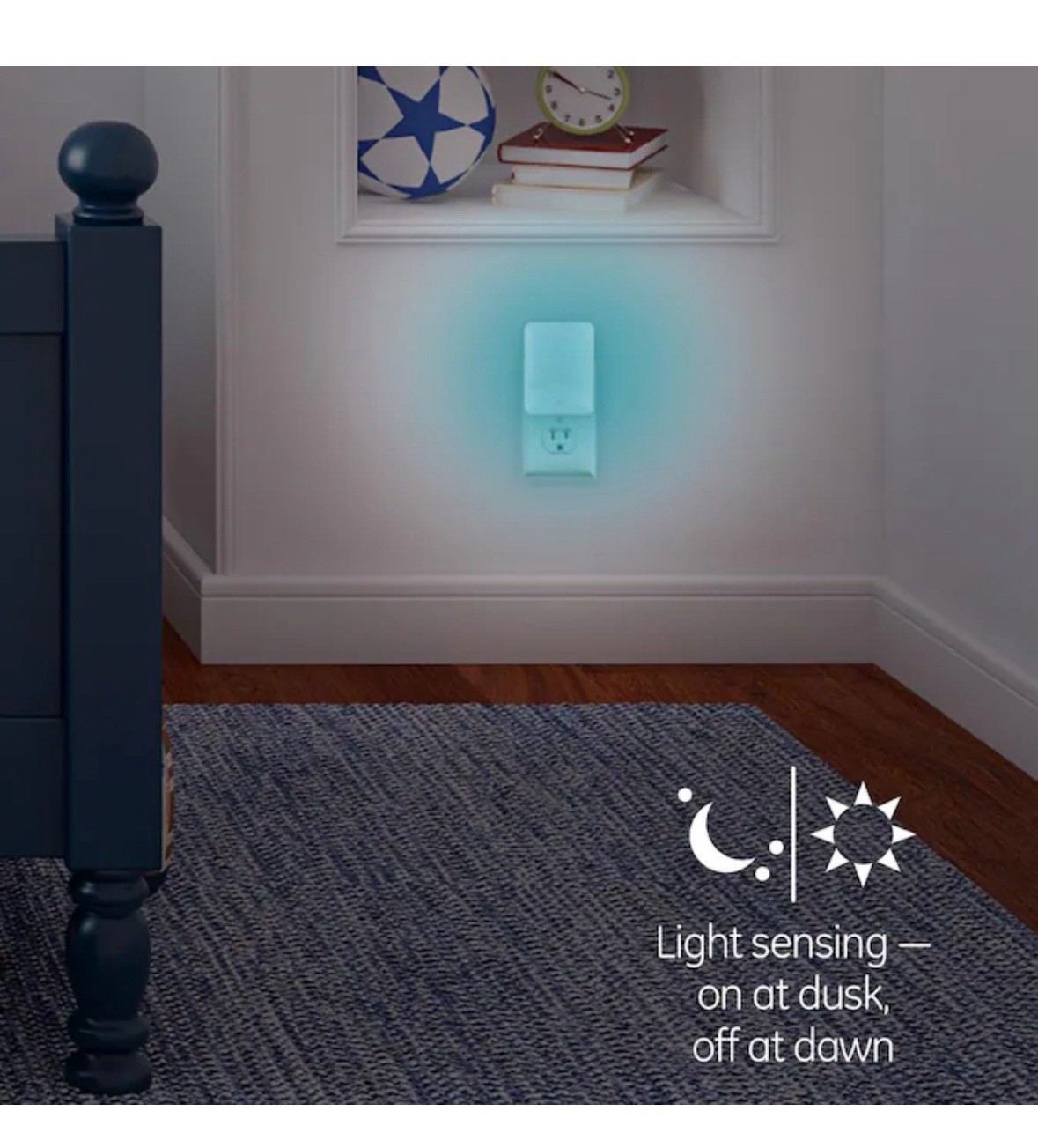 (4) ENBRIGHTENWhite LED Auto On/ Off Night Light