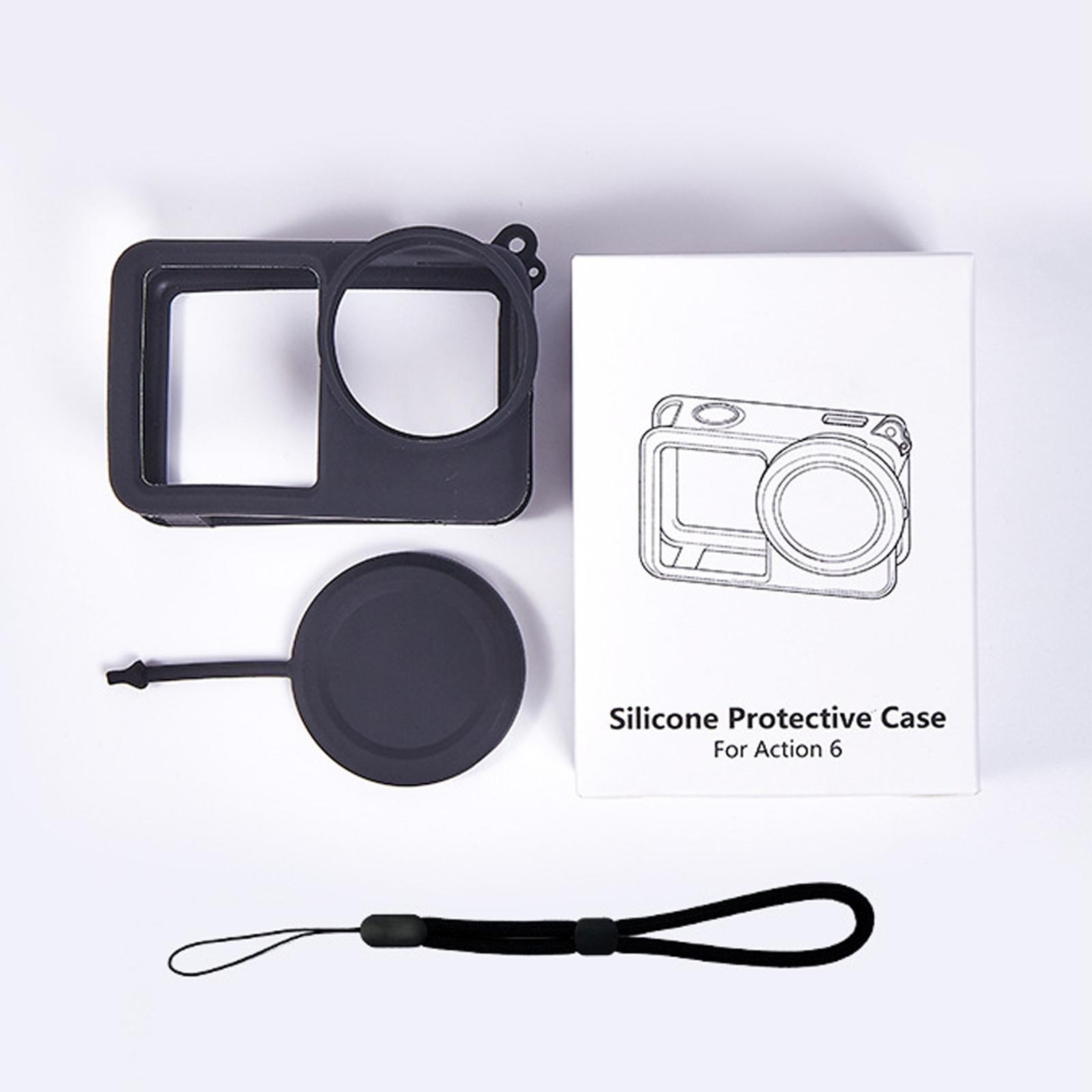 New Silicone Protective Cover Case for dji osmo action6 Camera Silicone Case