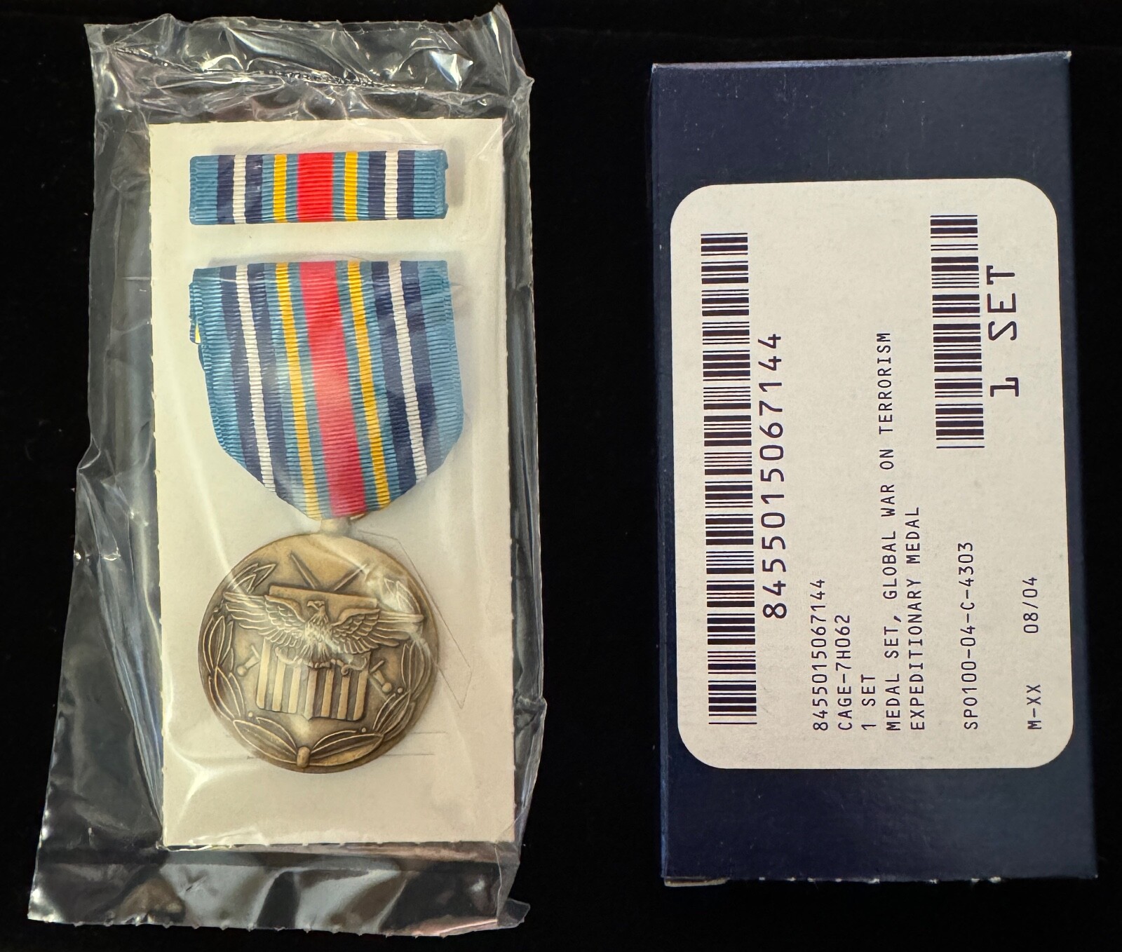 GWOT Medal Set Global War On Terrorism Expeditionary Ribbon
